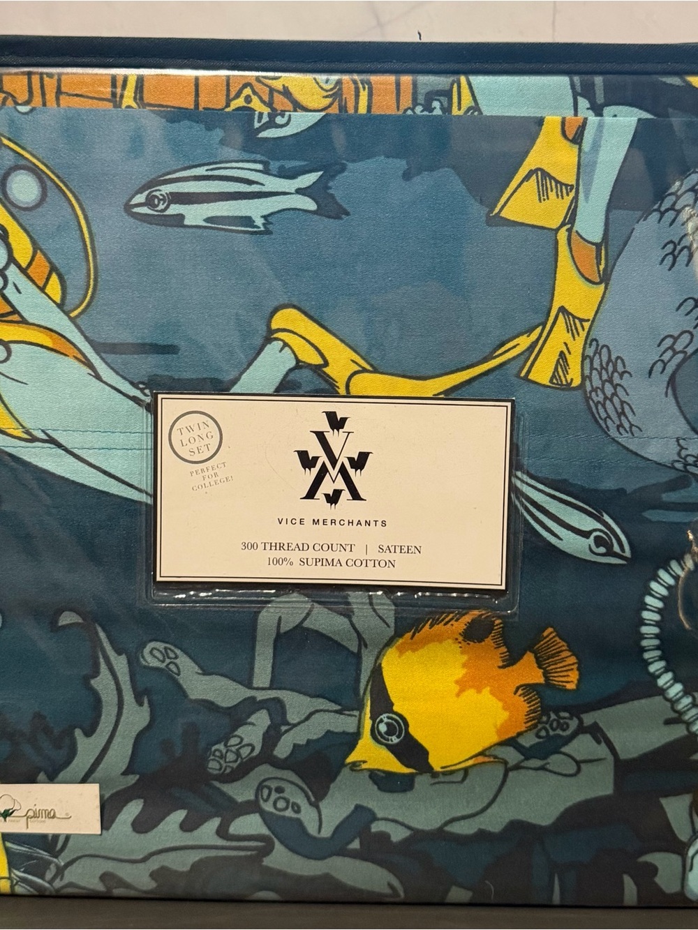 RARE NEW UNOPENED Sexy/Risqué Vice Merchants Pearl Diver Twin Long Sheet Set